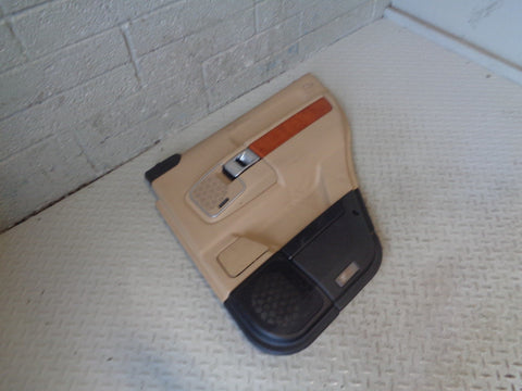 Range Rover L322 Door Card in Sand and Black Off Side Rear 2006 to 2009