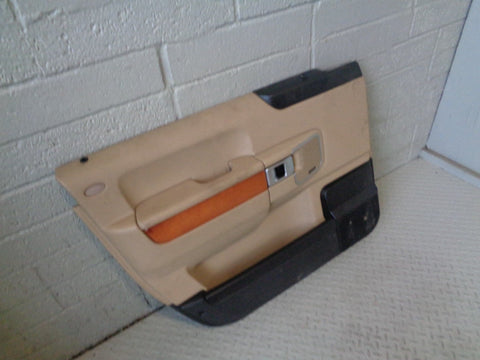 Range Rover L322 Door Card in Sand and Black Near Side Front 2006 to 2009