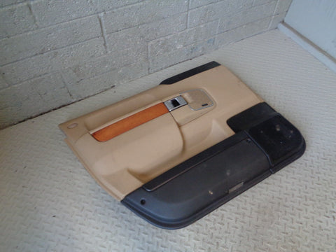 Range Rover L322 Door Card in Sand and Black Near Side Front 2006 to 2009