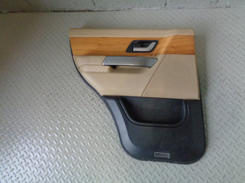 Range Rover Sport Door Cards in Alpaca with Wood Trim L320 2005 to 2009 B10103