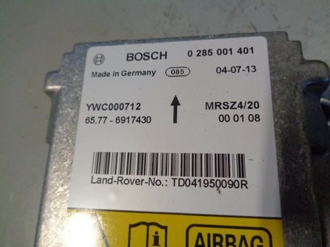 Range Rover L322 Airbag ECU SRS Control Module YWC000712 2002 to 2009