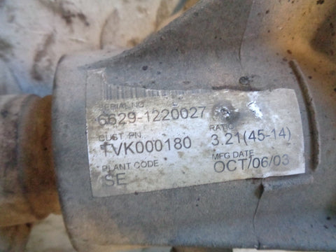 Freelander 1 Rear Diff Differential 2.0 TD4 TVK000180 3.21 RATIO Land Rover