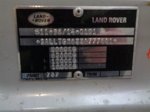 Discovery 2 Slam Front Panel Facelift Zambesi Silver Land Rover 2002 to 2004