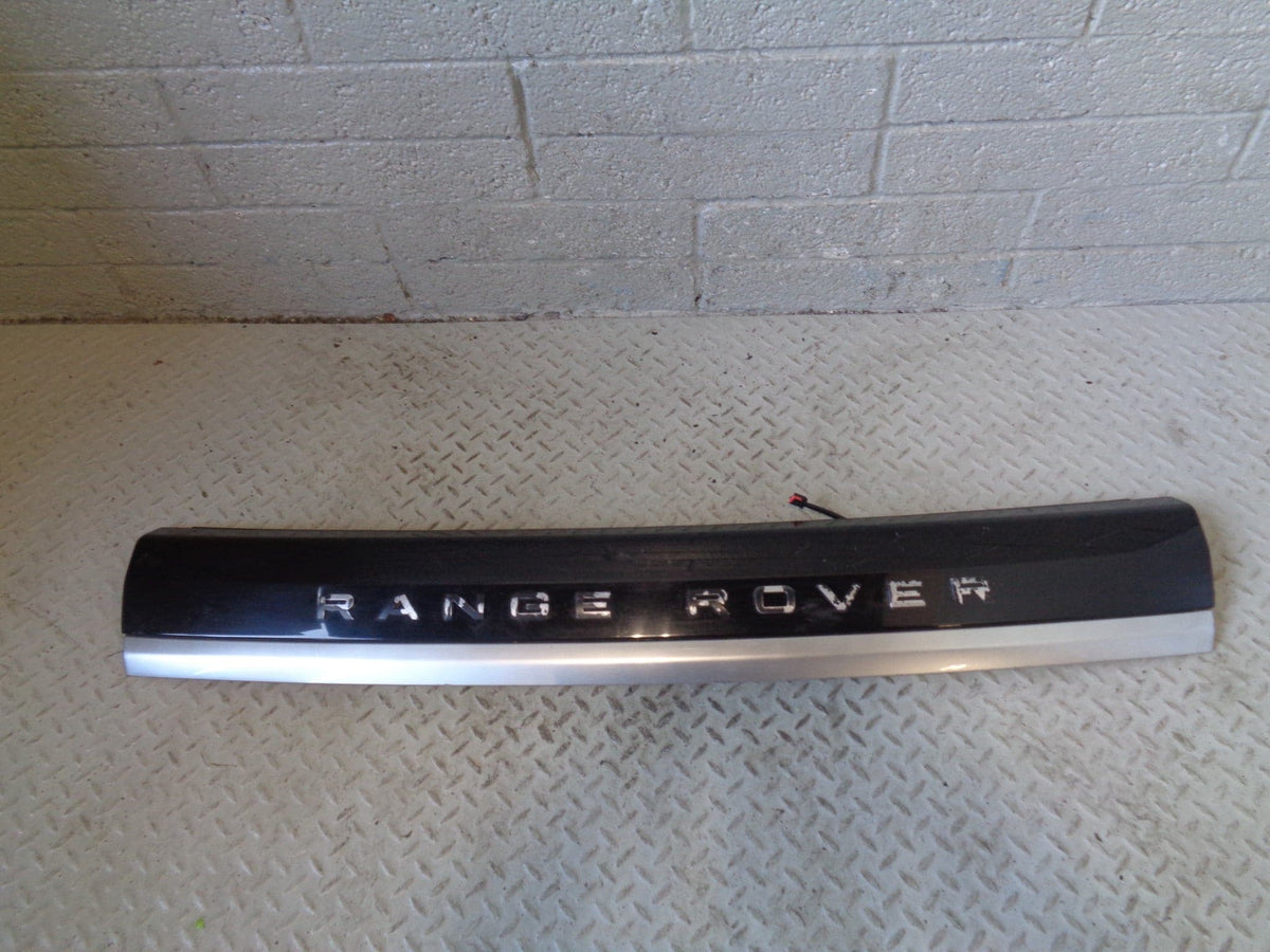 Range Rover Sport Tailgate Lower Trim Panel Santorini Black 820 2009 to 2013