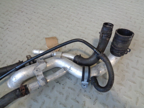 Range Rover L322 Coolant Water Pipe Junction Metal with Hoses TDV8 3.6