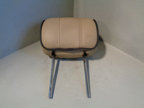 Range Rover L322 Rear Headrest in Sand with Brown Piping 2006 to 2009