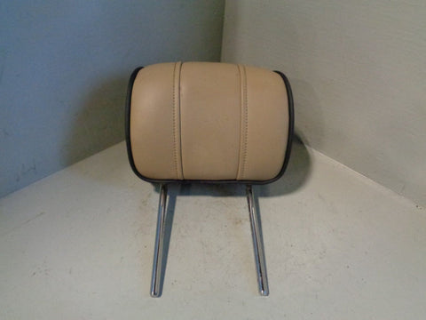 Range Rover L322 Rear Headrest in Sand with Brown Piping 2006 to 2009