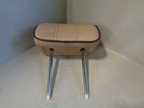 Range Rover L322 Front Off Side Headrest in Sand with Brown Piping 2002 to 2006