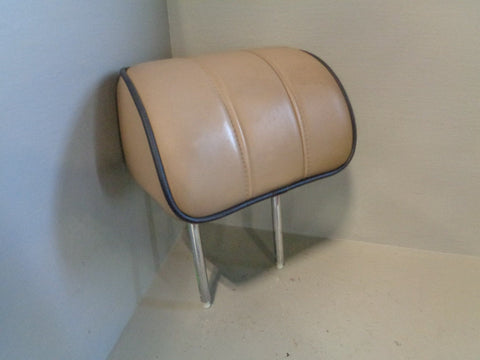 Range Rover L322 Front Near Side Headrest in Sand with Brown Piping 2002 to 2006