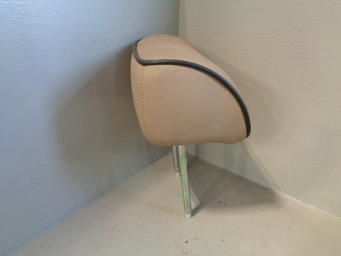 Range Rover L322 Front Near Side Headrest in Sand with Brown Piping 2002 to 2006