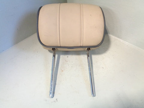 Range Rover L322 Rear Headrest in Sand with Brown Piping 2002 to 2006