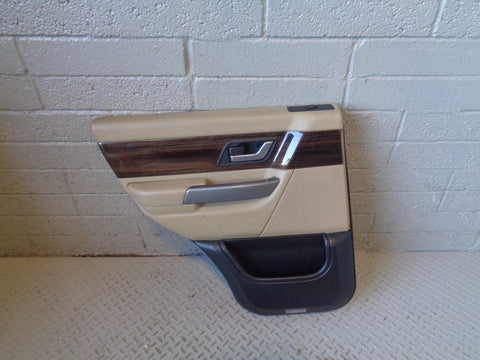 Range Rover Sport Door Cards in Alpaca with Wood Trim L320 2005 to 2009 B01123