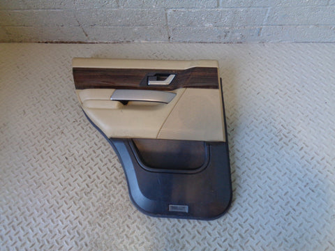 Range Rover Sport Door Cards in Alpaca with Wood Trim L320 2005 to 2009 B01123