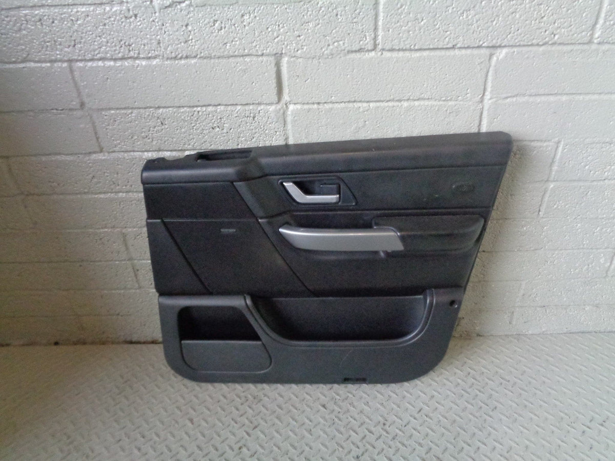 Range Rover Sport Door Card L320 Off Side Front in Black 2005 to 2009 D29093