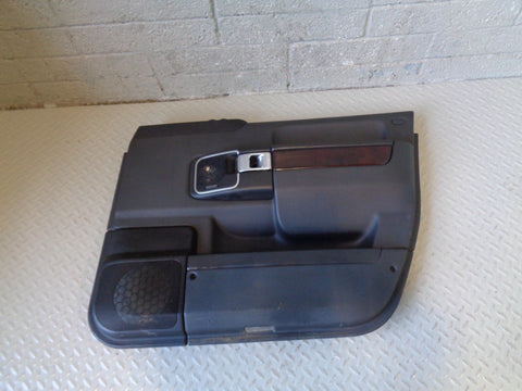 Range Rover L322 Door Cards in Black with Wood Trim Facelift 2006 to 2010 R04014